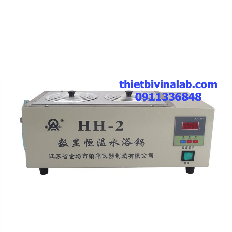 Bể nâng nhiệt 7 lít 2 chỗ HH-2